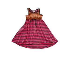 Jona Michelle Girls Sleeveless Patterned Dress S 5